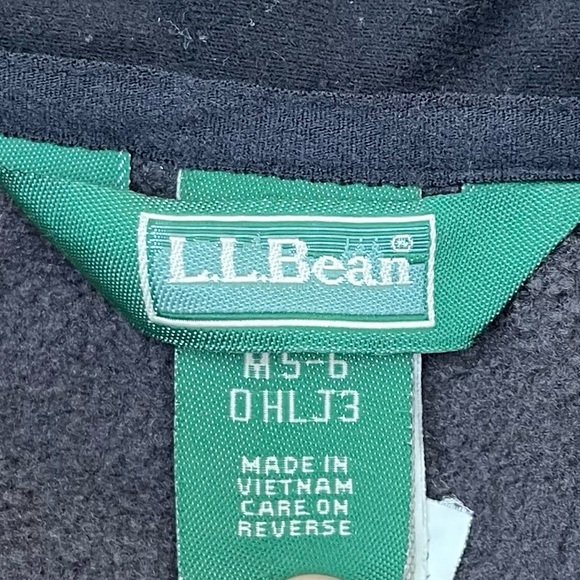 L.L. Bean Classic Fleece Vest Size M (5/6) gray unisex preloved winter autumn - Picture 4 of 5